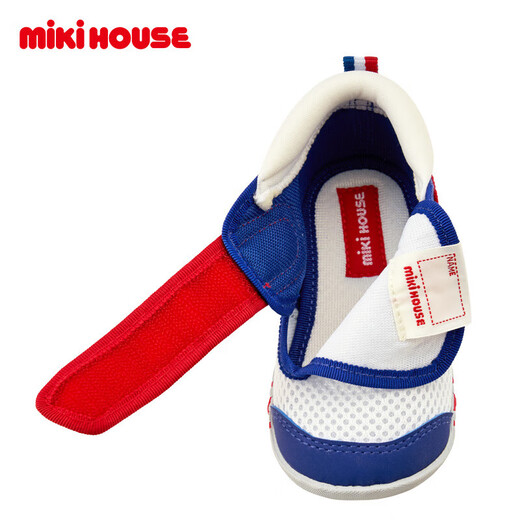 MIKIHOUSE sandals summer toe-toe girls' sandals non-slip breathable mesh baby boy toddler sandals baby shoes blue 13 inner length 13cm