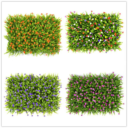 Simulated outdoor plant wall plastic fake lawn background living room plants indoor balcony artificial turf door head height 9 cm encrypted green