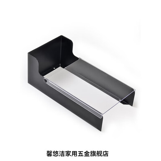 澳颜莱7寸671脸识别闸防雨罩门铃门禁遮阳翻盖室外主防水罩 翻盖金属U145黑色防雨罩 室外人3