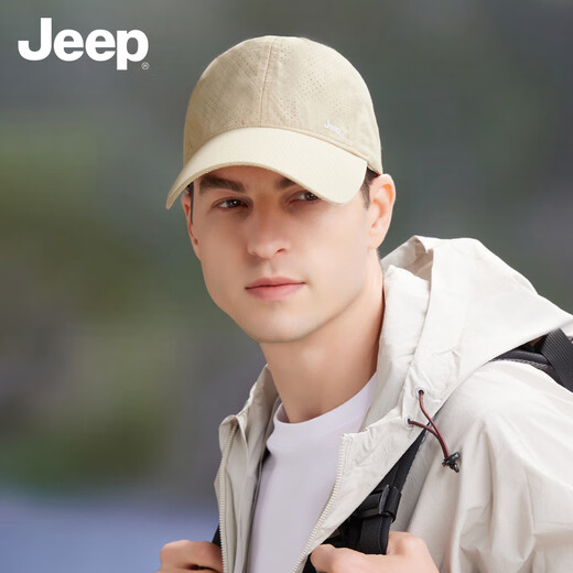 吉普（JEEP）帽子男棒球帽夏季网眼速干遮阳帽男女士鸭舌帽运动休闲登山太阳帽
