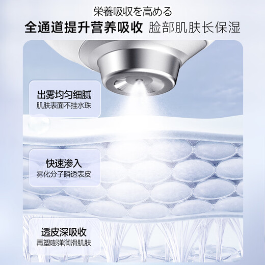 MAGITECH日本注氧仪美容仪器家用补水精华原液导入美容院手持纳米喷雾面部保湿水光 圣诞节礼物礼盒送女友