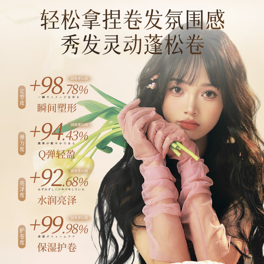 Fan Yongchen Camellia Amino Acid Elastin curling iron curling hair styling long-lasting anti-frizz unisex popular model elastin 500ml*1 bottle