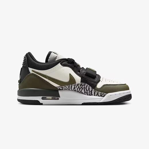 
NIKE Nike summer boys and girls basketball shoes AIR JORDAN LEGACY 312 LOW (GS) fashion sneakers CD9054-120/wolf gray/medium olive green 35.5