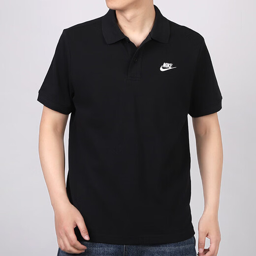 耐克（NIKE）纯棉POLO衫男子翻领短袖宽松透气运动T恤CJ4457 白色/FN3895-100 纯棉透气  S 100-120斤