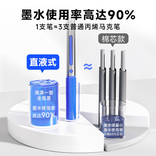 Touch Mark Straight Flüssiges Acrylmarker Stift Student Weiche Kopf Einer Aquarell Stift Schnell trocken wasserdichte Farbe undurchlässige Farbstift DIY Marker Pigment Kinderschule 841 Fleischrosa Farbe
