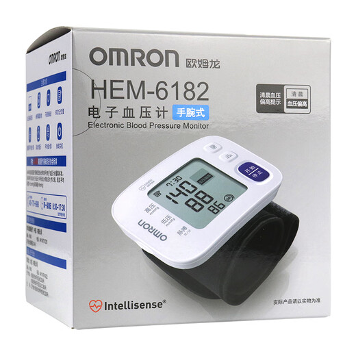 欧姆龙（OMRON）高血压仪欧姆龙 手腕式HEM-6182 电子血压计测量血压仪 欧姆龙手腕式血压计6182