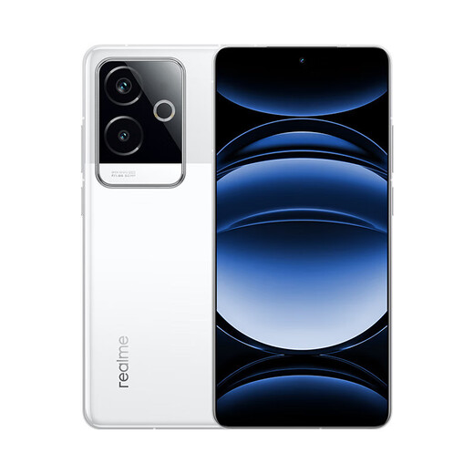 True Me GT6 Étudiant AI Gaming Intelligent Mobile E-Sports sans précédent écran droit 5800mAh de grande batterie concentrée sur l'énergie + 120W Charge rapide Smart Gaming mobile Real Me GT6 Light Year White 16 + 512