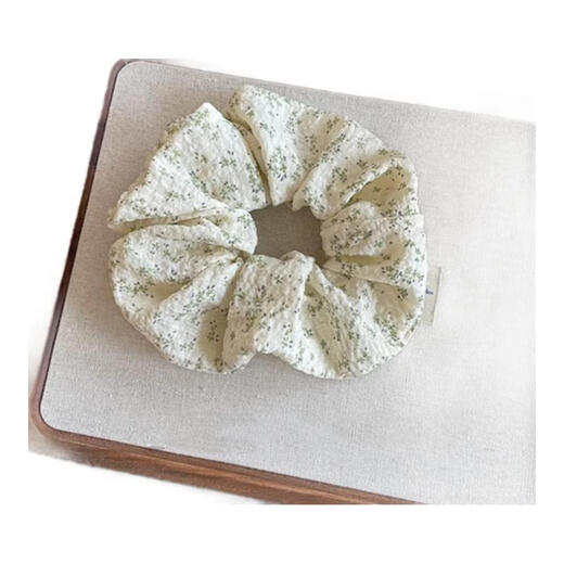 Jiuvia oversized pleated mesh large intestine hair tie women's high-end hair tie 2025 new headwear hair accessories headband JYFQ183 floral large intestine hair tie