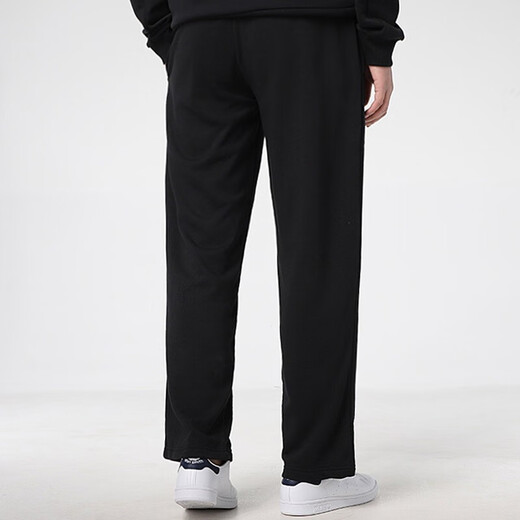 Adidas (adidas) sweatpants men's pants spring and autumn new outdoor training pants breathable casual pants running fitness pants trousers GK9273 black embroidered logo straight pants 2XL