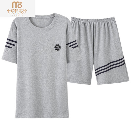 Pajamas modal short de coton pur en coton pour les jeunes pour la jeunesse fine vestimentaire décontracté et extérieur ensembles de vêtements portables HD9928 L