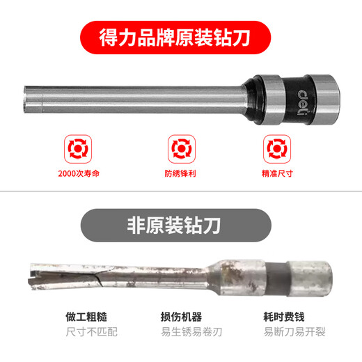 Wen Yijia Machine de liaison à bondage personnalisé Consommables 3846 Couteau à perceuse creux Original 3821 Bit de forage 3849 Applicable à 3888 Machine de reliure 3846 Pack de couteau à forage d'origine