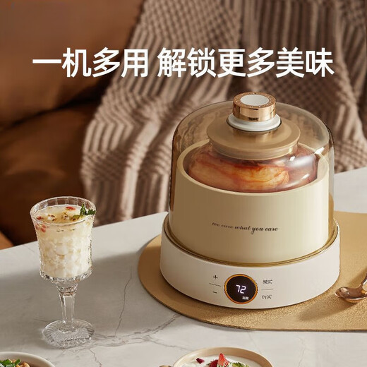 哲初德国酸奶机家用纳豆机玻璃内胆自制酸奶纳豆甜米酒泡菜发酵机 茶色【高硼硅玻璃内胆】
