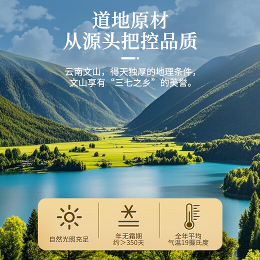 Lei Yunshang Panax Notoginseng Pulver in Yunnan Wenshan Panax Notoginseng Pulver Powder Pulver für mittlere und ältere TONICS [Samon Rich] Panax Notoginseng Pulver 120g