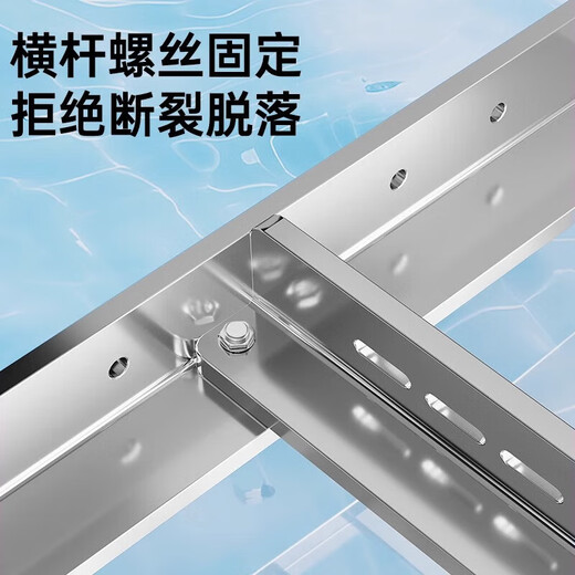 Beishi is suitable for Midea air conditioner bracket thickened and lengthened air conditioner outdoor unit side-mounted bracket horizontally mounted air conditioner shelf 3P universal/optimized heat dissipation/reduce space restrictions