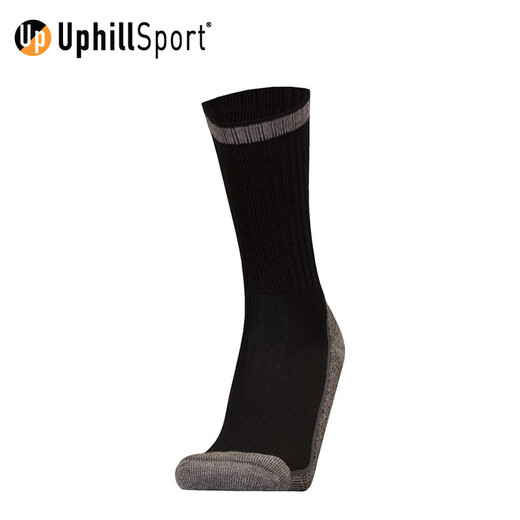 UPHILLSPORTUphillSport Merino wool socks color-blocking breathable soft socks outdoor mountaineering socks E9277 199-Black and gray 43-46