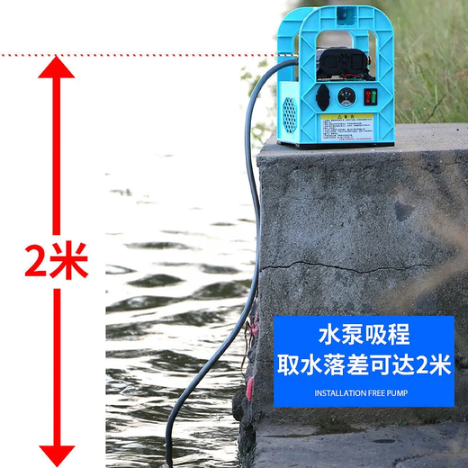 aolalbom奥莱邦12V充电式抽水泵电动小型家用抽水机自动浇菜神器浇水机 A826续航王+10米管 产品清单在第二张主图