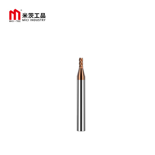 Mitzi TG550-1 series coated 4-edge 55-degree carbide end mill CNC tool tungsten steel milling cutter flat bottom milling cutter D2*6*D4*50*4F (1 piece)