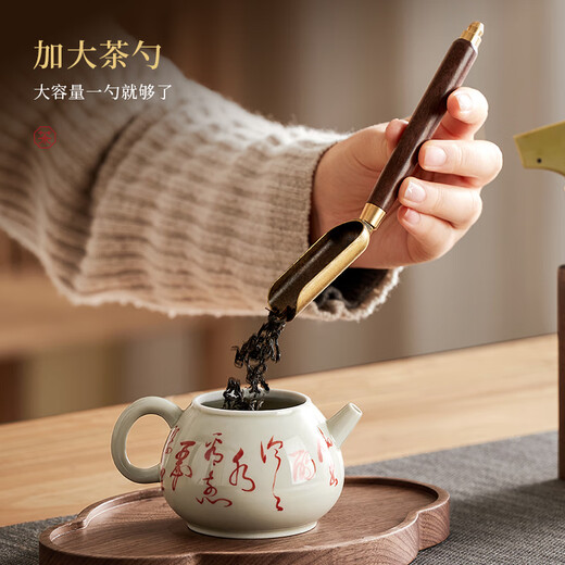 Wenbai Tea Ceremony Six Gentlemen Tea Set Accessories Tea Knife Clamp Spoon Brush Needle Kung Fu Tea Cylinder Three-piece Tea Table Cleaning Tool