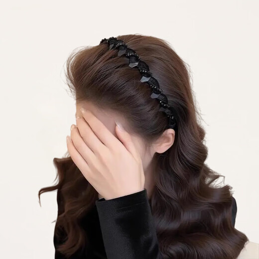 
Dongyi Yanxuan headband women's high-end headdress with high skull headband broken hair student face wash hair card