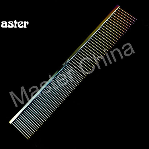 Master pet comb cat and dog comb picking hair 280 320 straight piano comb puppet teddy 000g BR280 silver needle length 28mm comb length 19cm