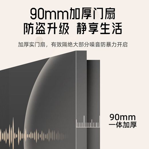 
WL Wangli Level 4 new anti-theft door household entrance door smart mother door single door A100 [3.0 hand-sealed series] face with screen lock (P50Pro) single door 2250*1050