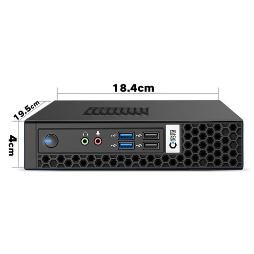 Caiguan 12th generation Core i5 mini computer host micro desktop miniPC online class high performance paperless office cloud terminal htpc package five i7-7820HQ/DR4 8G/128