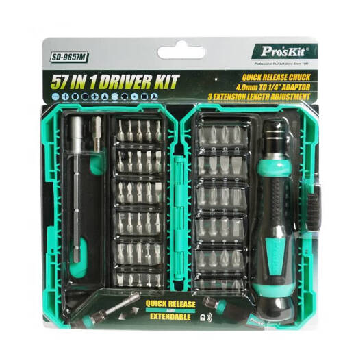 Ni Zhier Customized 57-in-1 Repair Conjunto de la computadora Desmontaje de teléfonos móviles Conjunto de controlador de precisión SD-9857M 33-In-1 SD-9826 Enviar sumador magnético
