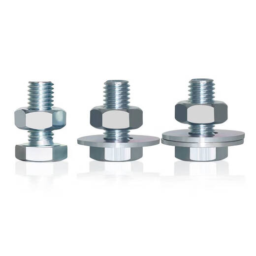Ni Zhier customized galvanized air conditioner outdoor unit base mounting screw set air conditioner bracket screw fixed foot machine foot bolt M8*20 one bolt, one female and one flat pad_200 sets