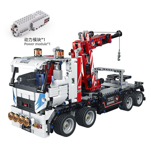 RUISITAN Yuxing Variable Integration Series 15001-15084 Muscle Racing Transport Truck Puzzle Block Toy Yuxing 15052S 50*7.2*35cm