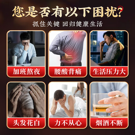 同仁堂人参枸杞桑椹桂圆茶六宝八宝茶枸杞桑葚补肾茶男人滋补养生茶150g