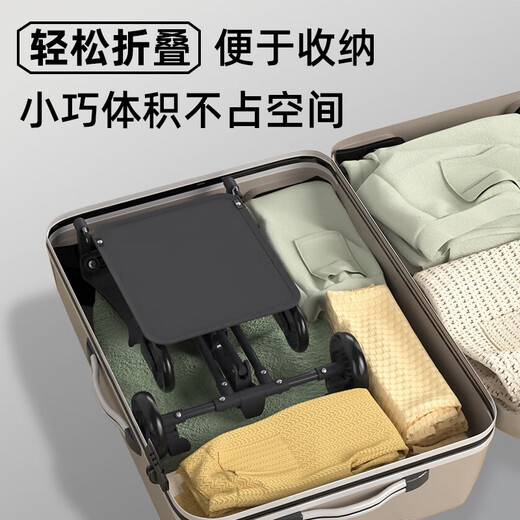 JOT TMM遛娃神器口袋推车儿童婴儿推车轻便一键折叠可登机旅行车溜娃神器 一键折叠【星空黑】