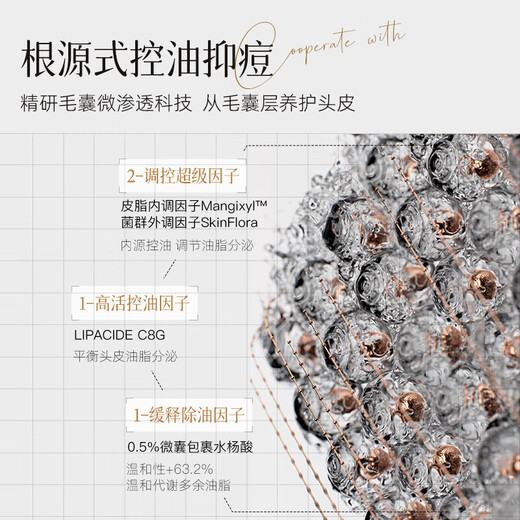 Allowish folliculitis shampoo 300ml anti-dandruff anti-itching oil control long-lasting fluffy anti-hair loss shampoo imported