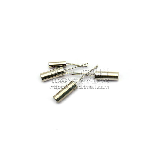 Dafuri 3x8 cylindrical passive crystal oscillator 32.768K quartz crystal 2x6 quartz crystal 6MHZ 8 12 16 3x8 6MHZ (10 pieces)
