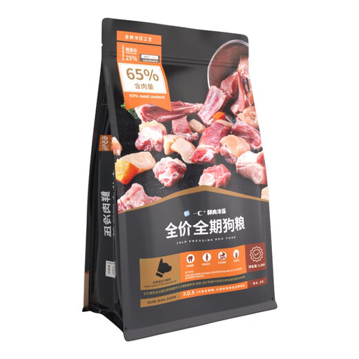 Jialun Dog Food Universal 40 Little Teddy Bichons 5 Jin Jin equals 0.5 kg Pomeranian Chihuahua 10 Myna Butterfly 2.5 kg puppies Fresh meat cold pressed food for the whole dog period meat content 65 5 Jin Jin equals 0.5 kg 2500g