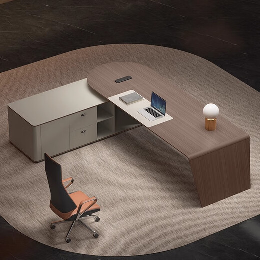 Hanji Tangyu Office Boss Desk Desk Staff Simple Modern Manager Desk Boss Desk Writing Desk Company Desk 2.4 Meter Boss Desk