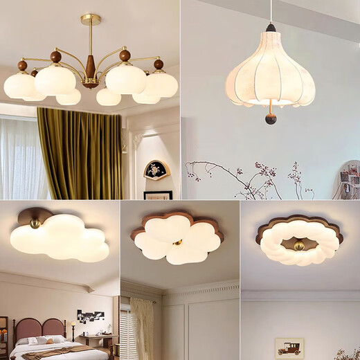 
Hongden medieval style chandeliers American retro living room chandeliers dining room bedroom main light French Nanyang style whole house lamp package 9901 model/6 head-three color light
