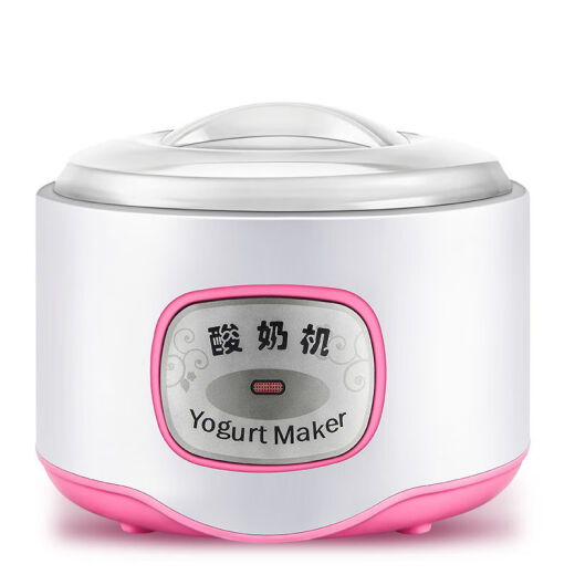 智能恒温益万家酸奶机多功能1升不锈钢内胆迷你家用小型自制酸奶米 绿色普通不锈钢内胆