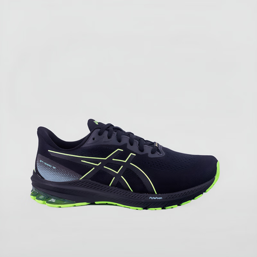 ASICS GT 1000 12 GTX Soporte fuera de carretera impermeable zapatillas de carrera para hombres estables 1011b684-002 Negro/verde 1011b684-002 39 245 mm
