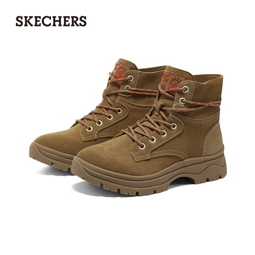 Skechers Damenstiefel Sommer Mid-Top Retro Frauenschuhe Klassiker Vielseitige Martin Boots Sport Casual Mid-Tube-Stiefel Schneestiefel 113399