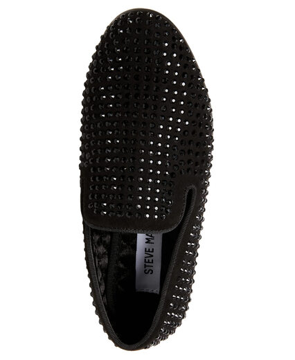 Steve Madden Men's Shoes Unisex Children's Caviar Loafers, Black//White Black//White 5 Little Kid