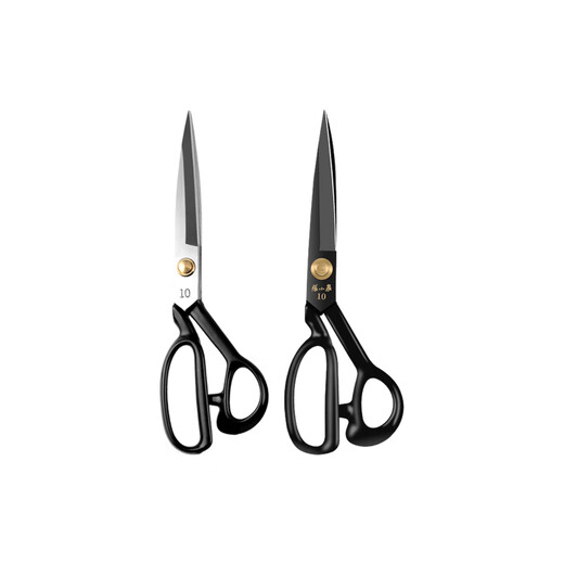 Zhang Xiaoquan Ciseaux de tailleur en acier au manganèse, ciseaux de coupe industriels pour la maison et les vêtements, grands ciseaux de coupe manuels de 9 pouces, lame blanche 1 HC-9 pouces avec couteau pour enlever les coutures, ciseaux à fil