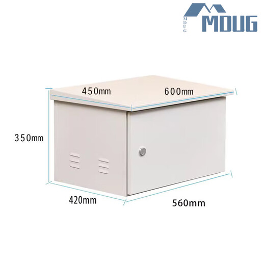 Outdoor outdoor weak current rainproof cabinet chassis wall-mounted waterproof thickened power distribution monitoring 6U9U12U15U18U22U 6U wide 600 deep 450 high 350 (A type) 0x0x0cm