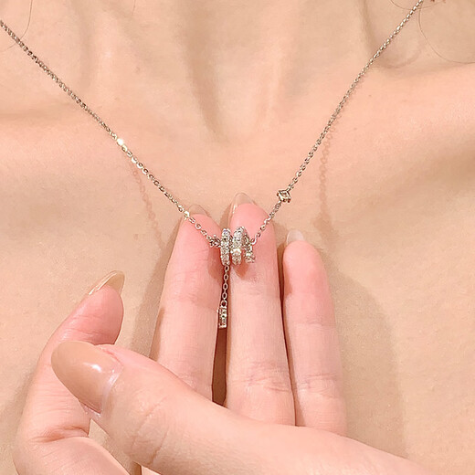 Catiro Spirit Snake Small Waist 925 Silver Necklace Female Pendant Clavicle Chain Zodiac Gift for Girlfriend 925 Silver-Spirit Snake Small Waist Necklace