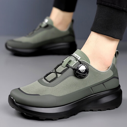 Sipuwang (Sipuwang) Zapatos de tendencia de jogging de jogging de venta de jogging transfronterizo 2025 zapatos de verano zapatos para hombres deportes casuales de montañismo al aire libre zapatos de tela transpirable LS3527 zapatos negros individuales 40 40