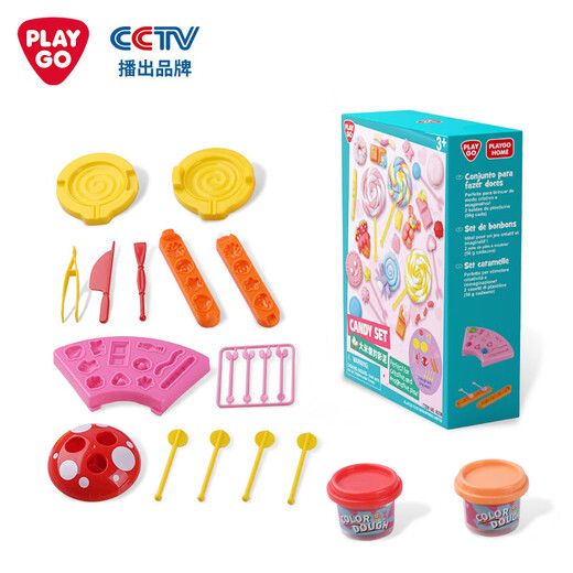 
Rice color mud non-toxic 12-color rice color mud + candy touch tool set for boys and girls DIY ultra-light clay