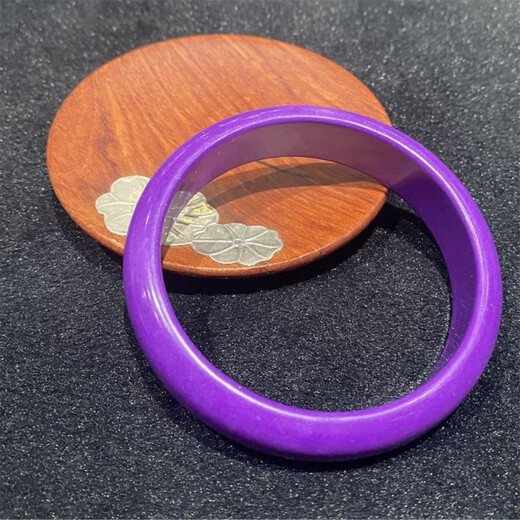 Jinqi Natural American Purple Mica Bracelet Women's Widened and Thickened Original Mineral Purple Mica Bracelet 56