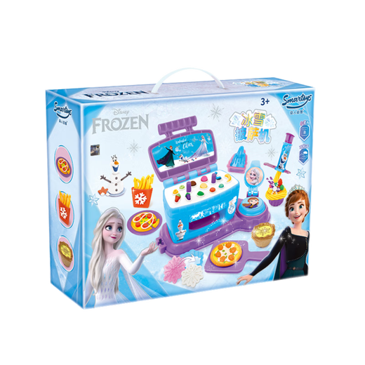Disney (Disney) Máquina de pizza para niños Colorido Mudro de juego Juguesa Toyes hechos a mano Regalos de regalo de cumpleaños congelados