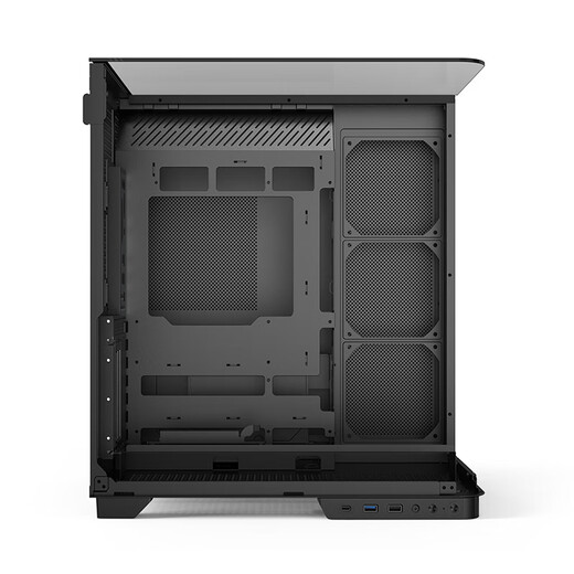 EMACHINES Acer acer Zeus smart screen UItra+ boîtier d'ordinateur verre à trois faces verre incurvé intégré vue sur la mer chambre 360 ​​refroidissement par eau/Type-C/prise arrière de la carte mère/carte graphique installation verticale Zeus smart screen UItra+V333R noir (verre incurvé)