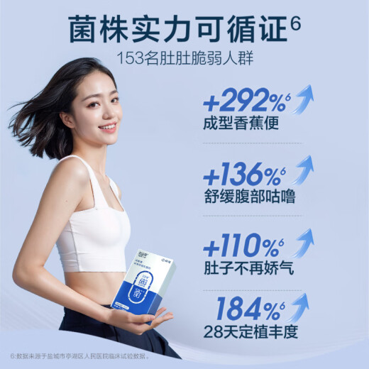 达益喜拜耳自营肠胃维稳益生菌均衡菌10天量专利短双歧杆菌CCFM683