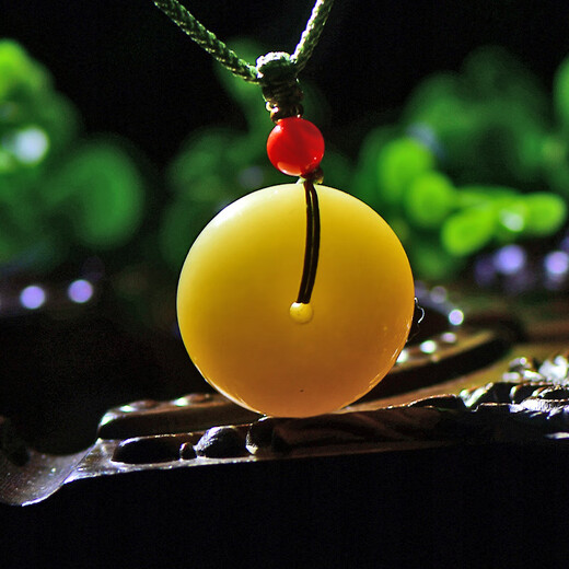 Gua, please guarantee the price 618 Hetian jade pendant, many peace buckles, Hetian jade pendants, men and women, round jade necklaces, about 26 mm, H1656q